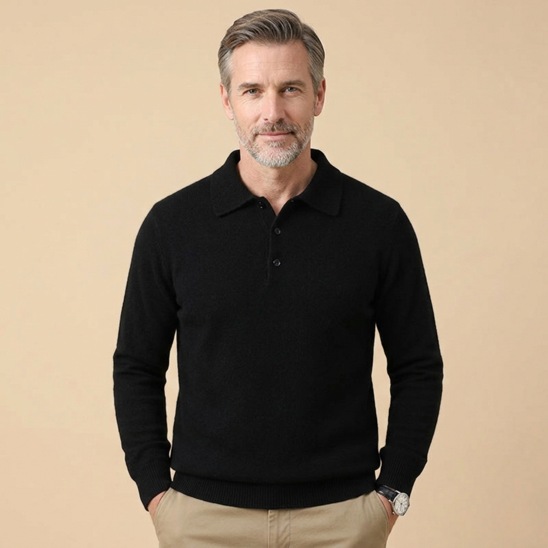 Hayden | Elegant & Stylish Long Sleeve Polo Shirt