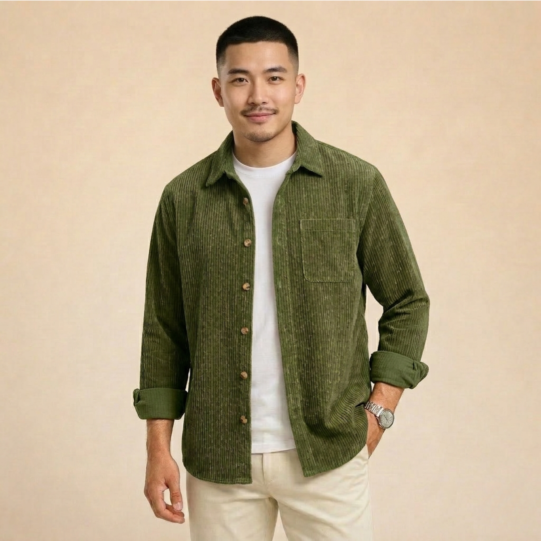 Harrison | Stylish & Casual Corduroy Shirt