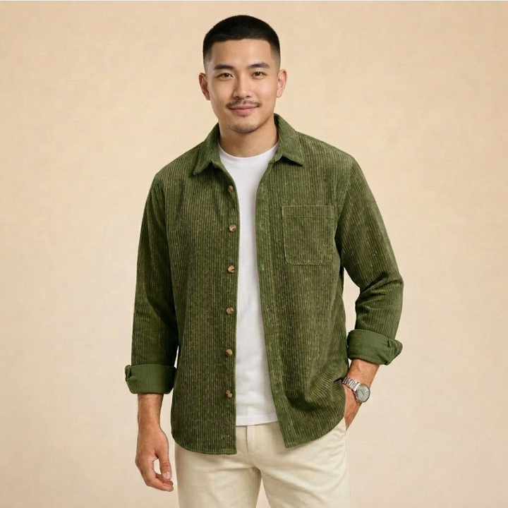 Harrison | Stylish & Casual Corduroy Shirt