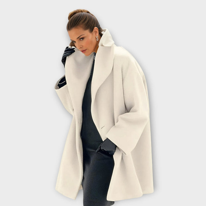 Cleo | Windproof Wool Coat – Elegant Stylish Design for Women