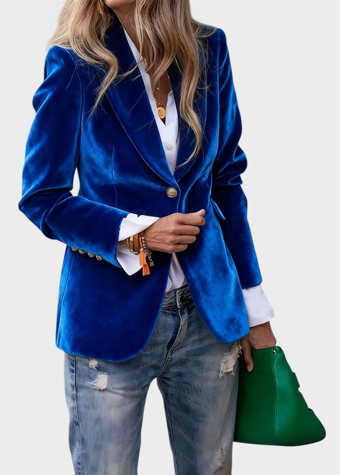 Clara | Blazer sartoriale elegante da donna con un solo bottone