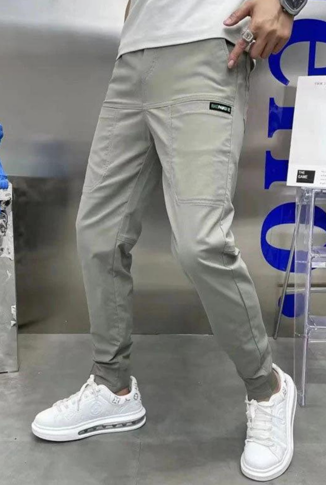 Elyndra | Pantaloni cargo elasticizzati alla moda