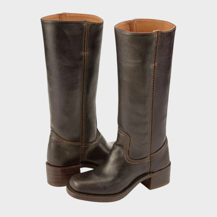 Valentina | Damen Reitstiefel aus Leder, hoch