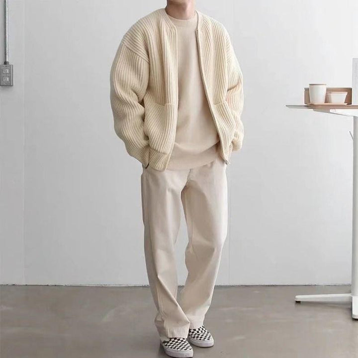 Caspian | Long Sleeve Knit Vest