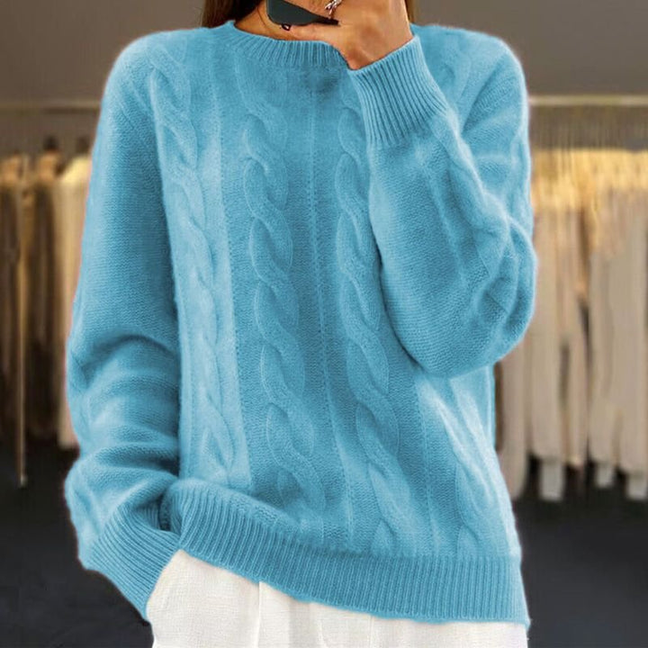Karin | Cable Knit Sweater – Cozy & Timeless Style for Women