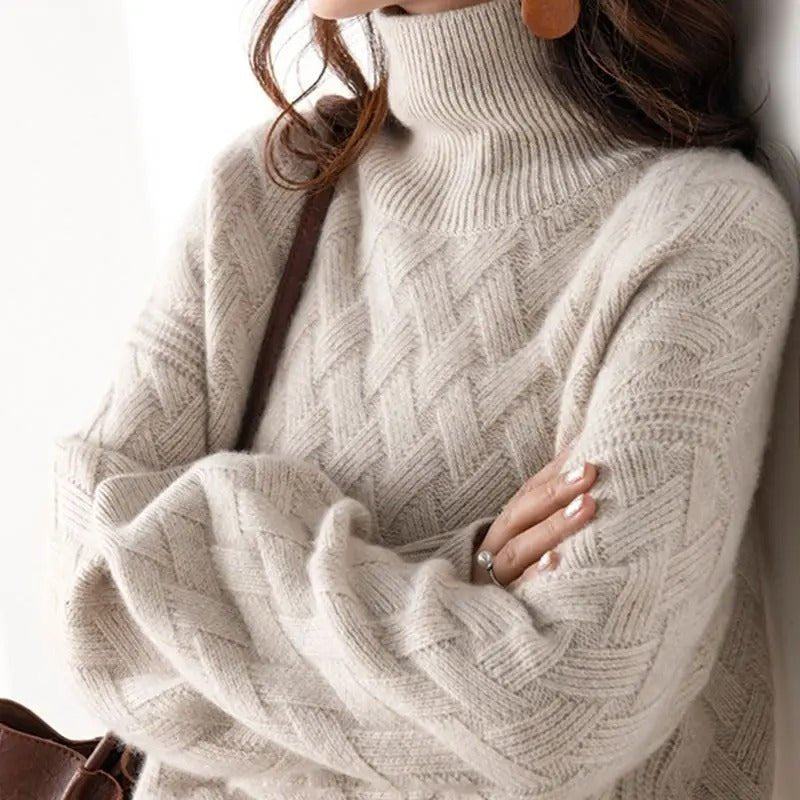 Cashmere | Luxe Turtleneck Sweater – Elegant Classic Style