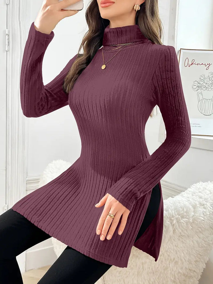 Sarah | Slim Fit Sweater – Elegant Long Sleeve Style for Women