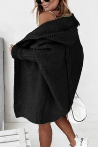 Isla | Cozy Chunky Knitted Oversized Hooded Cardigan