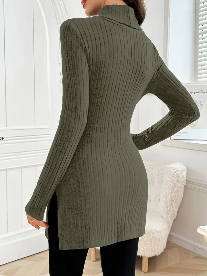 Sarah | Slim Fit Sweater – Elegant Long Sleeve Style for Women