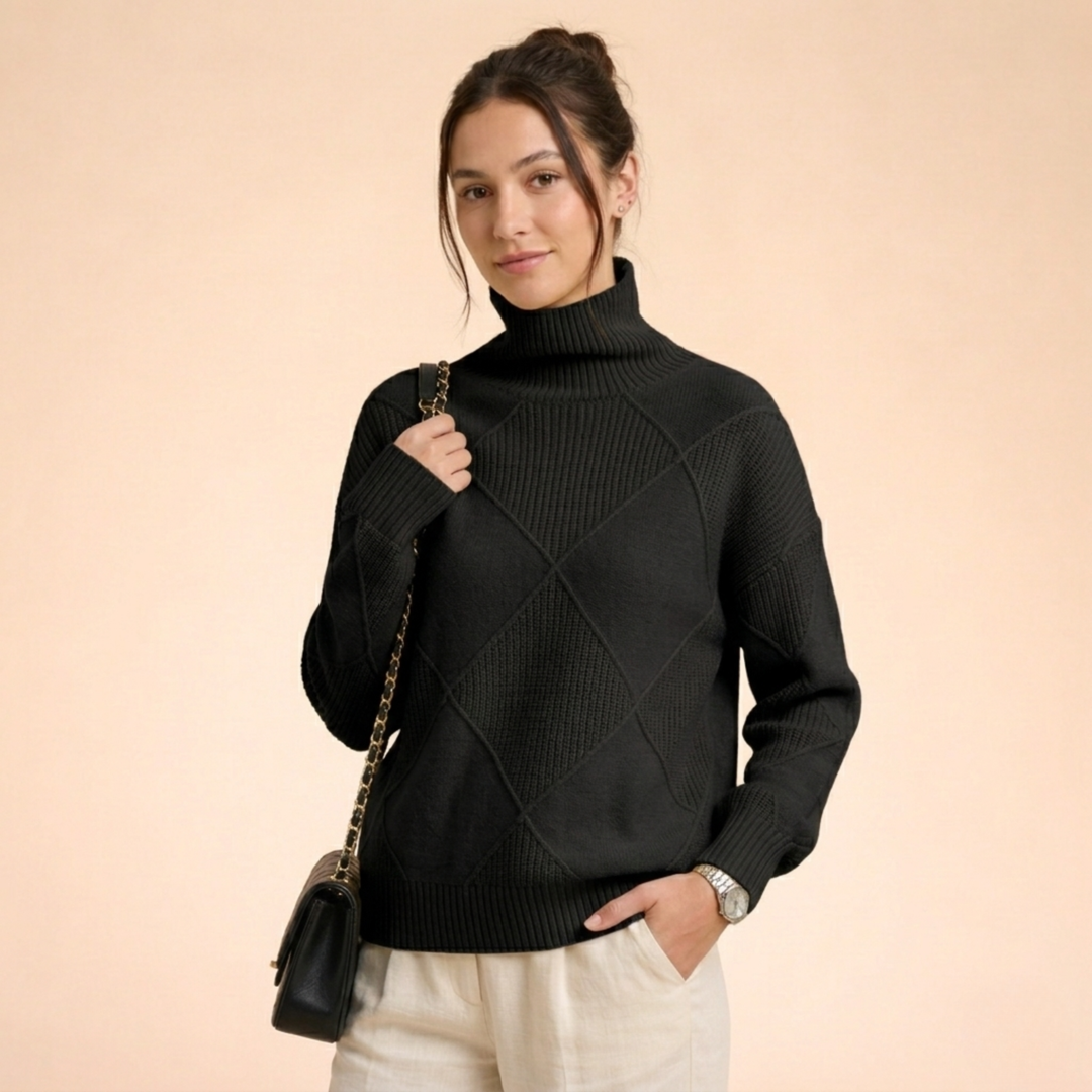 Lucy | Turtleneck Cashmere Sweater