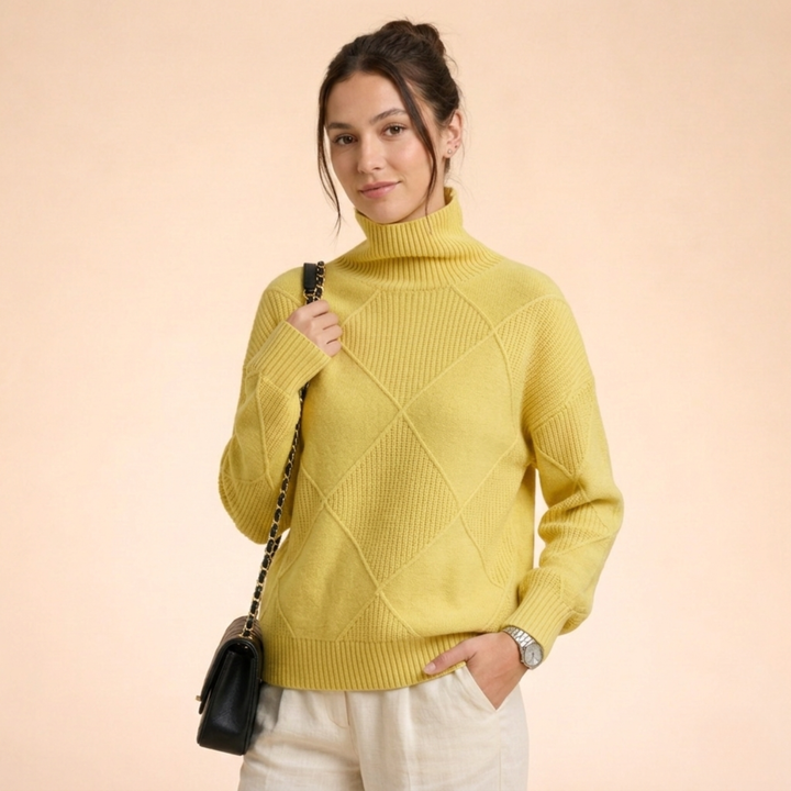 Lucy | Turtleneck Cashmere Sweater