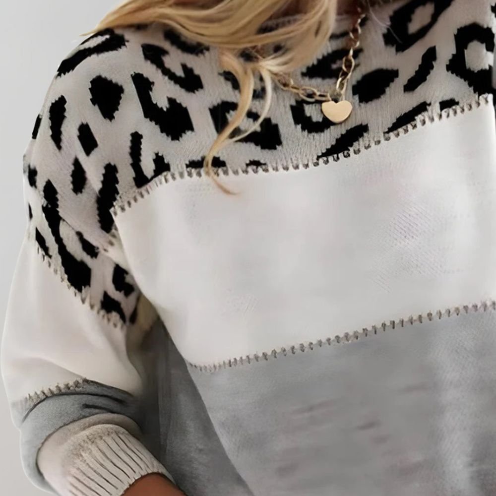 Chara | Patterned Pullover – Trendy Style for Women