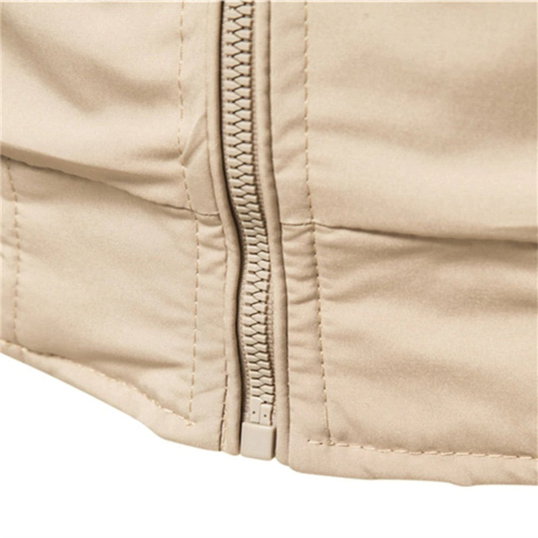 Tobias | Men's Modern Solid-Coloured Bomber Jacket