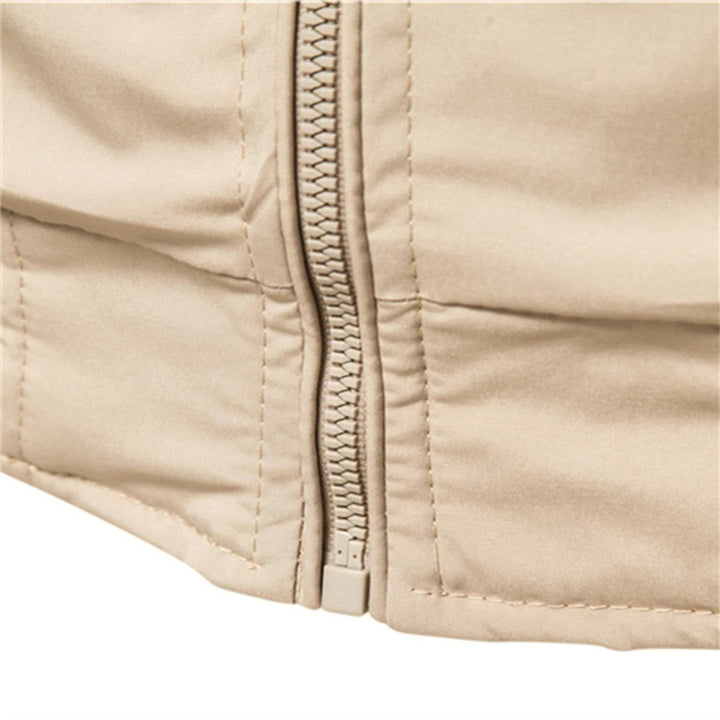 Tobias | Men's Modern Solid-Coloured Bomber Jacket