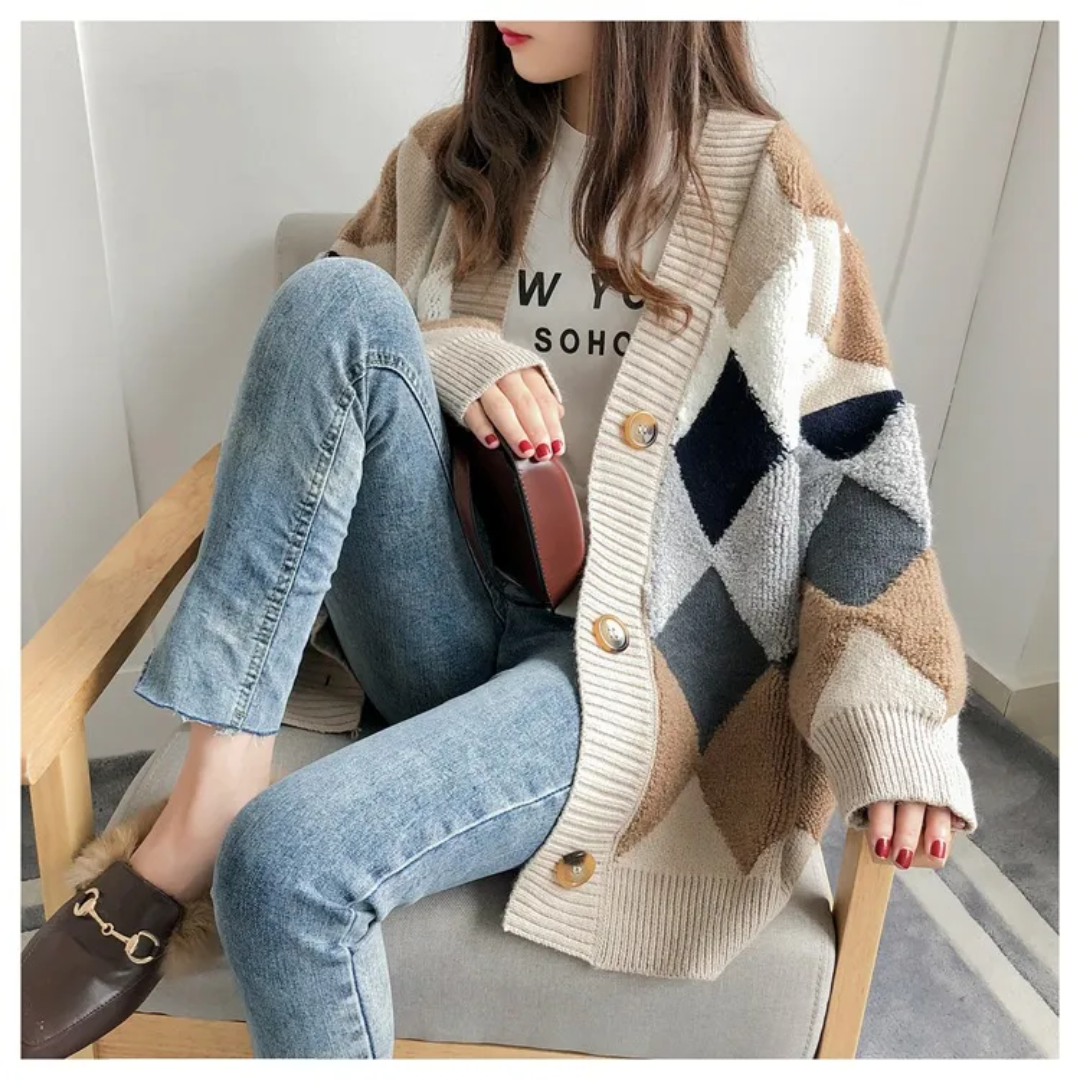 Novelle | Gilet oversize con bottoni frontali