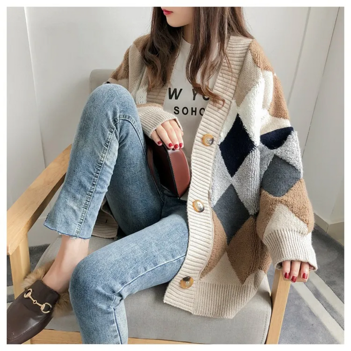 Novelle | Gilet oversize con bottoni frontali