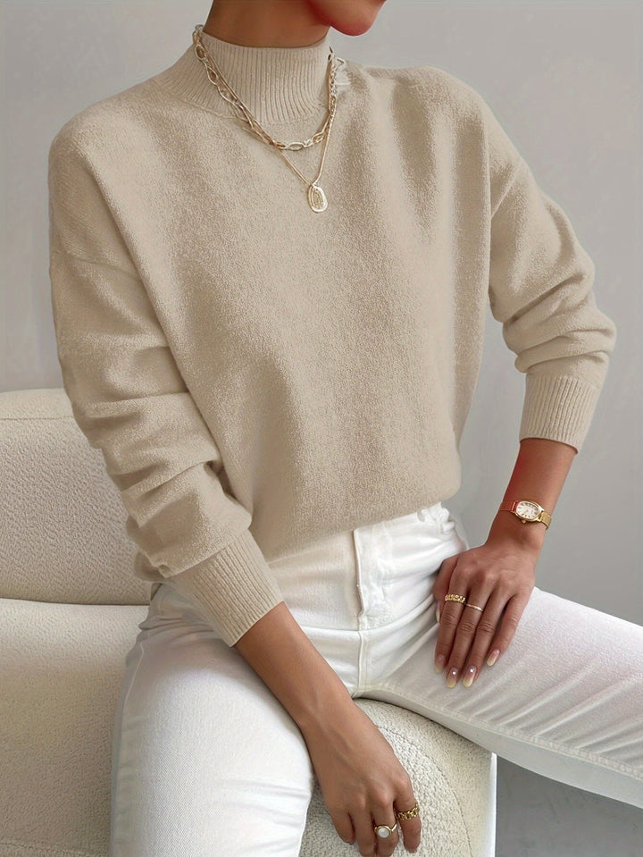 Aurelia | Classic Turtleneck Knit Sweater