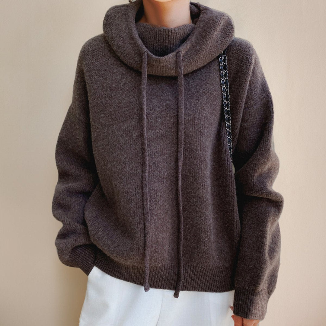 Elara | Oversize Turtleneck Sweater – Cozy Design for Women