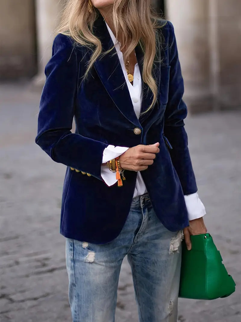 Aurora | Blazer lussuoso da donna in velluto intramontabile