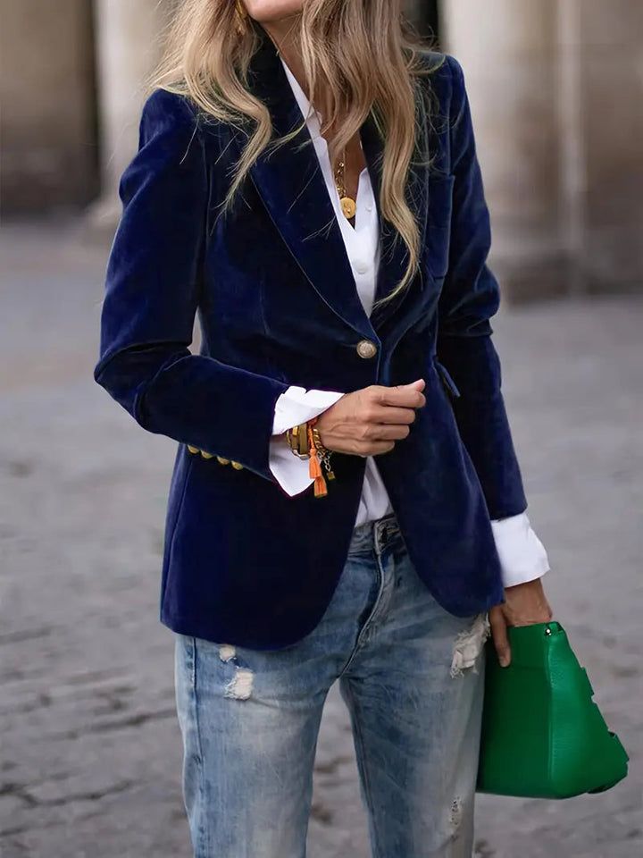 Aurora | Blazer lussuoso da donna in velluto intramontabile