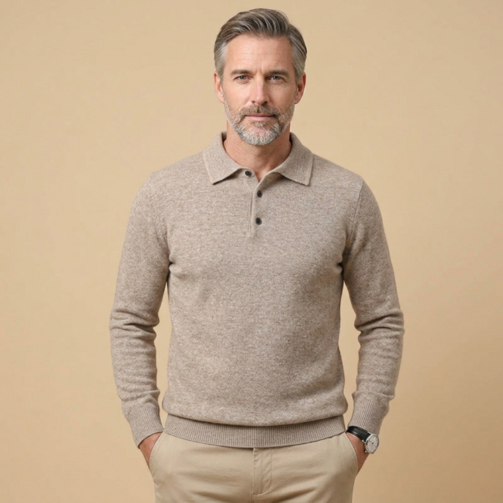 Hayden | Elegant & Stylish Long Sleeve Polo Shirt