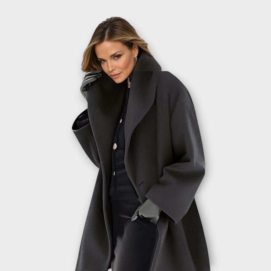 Cleo | Windproof Wool Coat – Elegant Stylish Design for Women