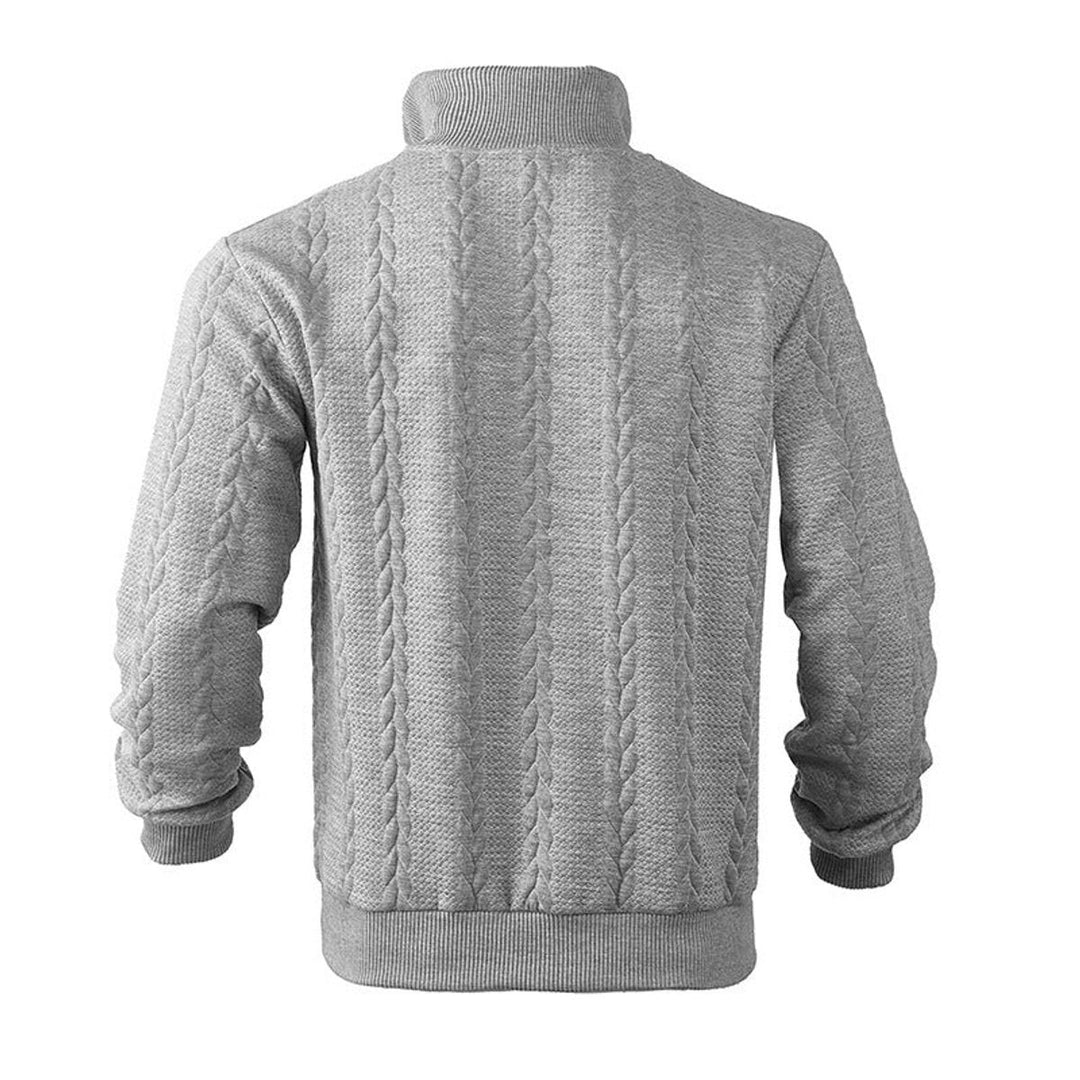 Andras | Knit Sweater – Classic Quarter-Zip Style for Men