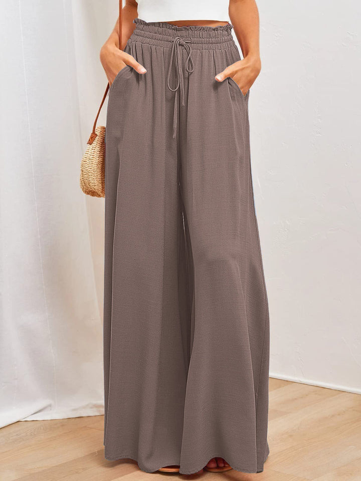 Drunel | Pantaloni palazzo a gamba ampia