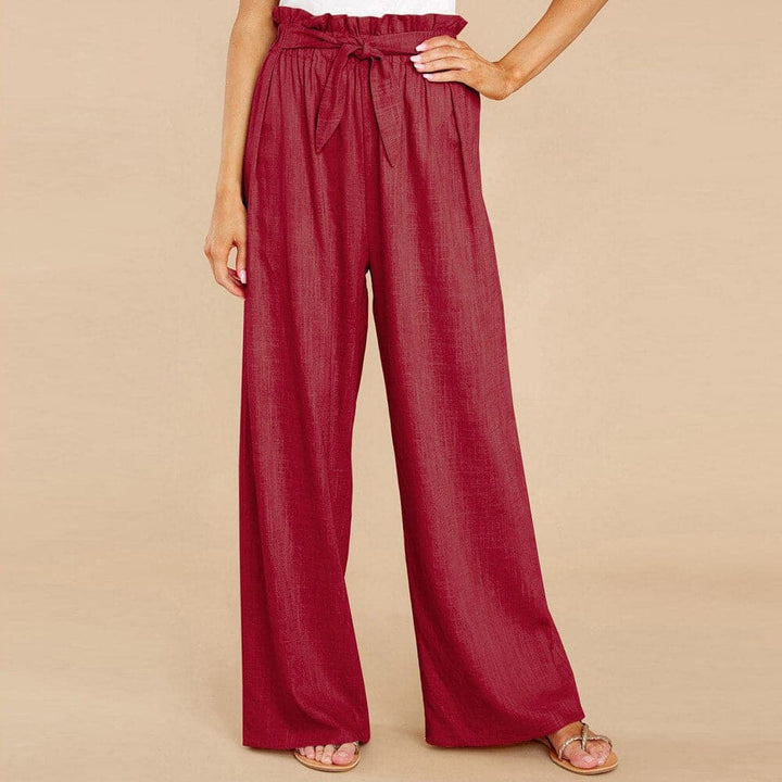 Carmine | Pantaloni eleganti a vita alta e gamba ampia
