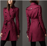 Vivian | Trench doppiopetto aderente ed elegante da donna