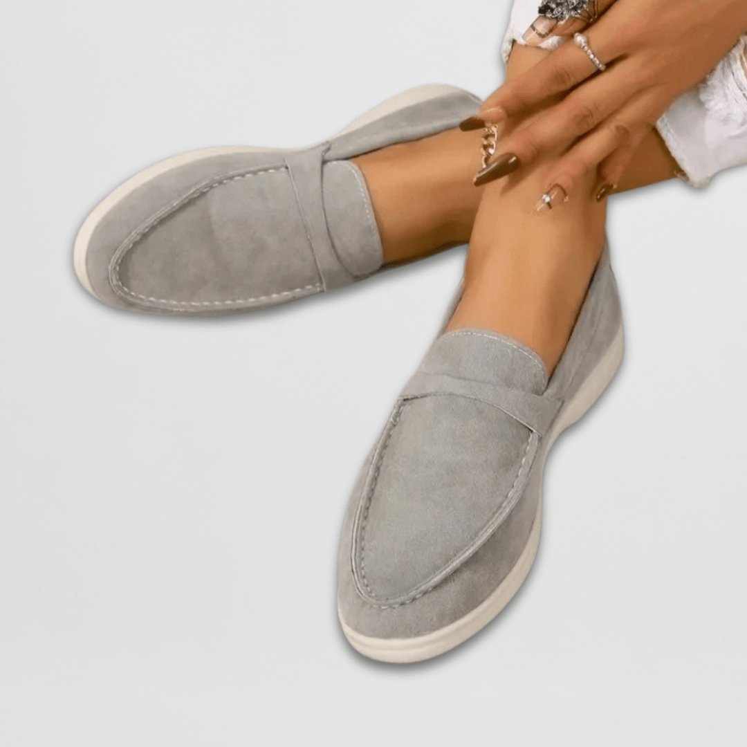 Beatrice | Bequeme Damen-Loafer aus weichem Veloursleder für den ganzen Tag