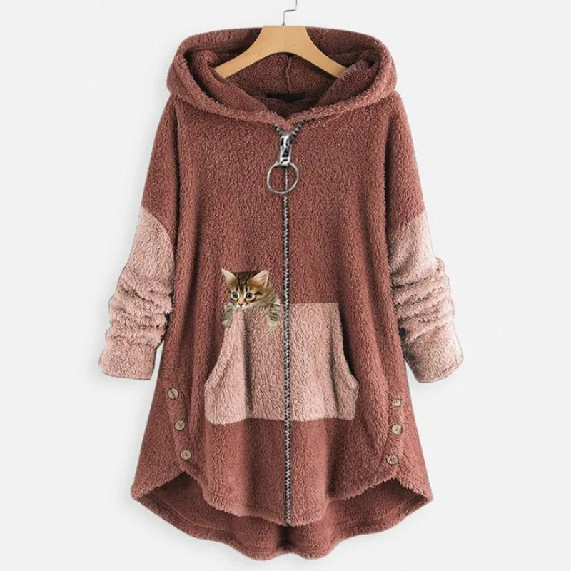 Agnes | Plush Hoodie – Soft Stylish Comfort for Women