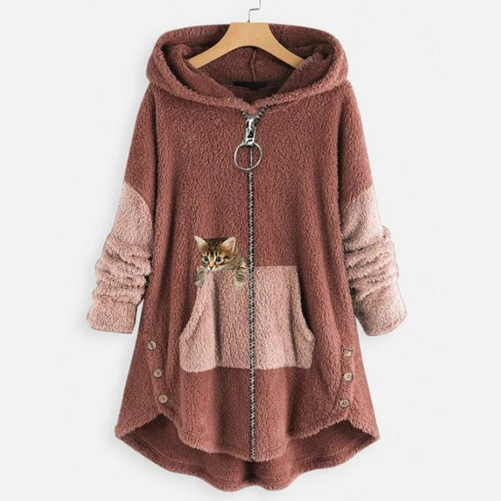 Agnes | Plush Hoodie – Soft Stylish Comfort for Women