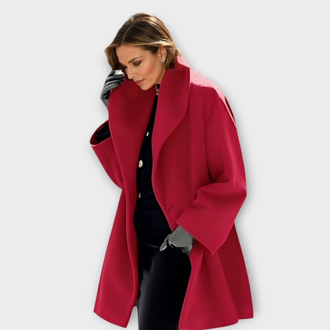 Cleo | Windproof Wool Coat – Elegant Stylish Design for Women