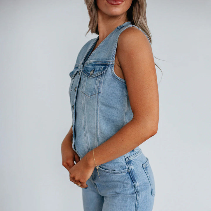 Marielle | Tailored Denim Vest