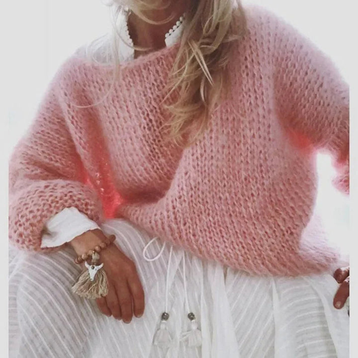 Aloura | Lightweight Relaxed-Fit Knitted Sweater