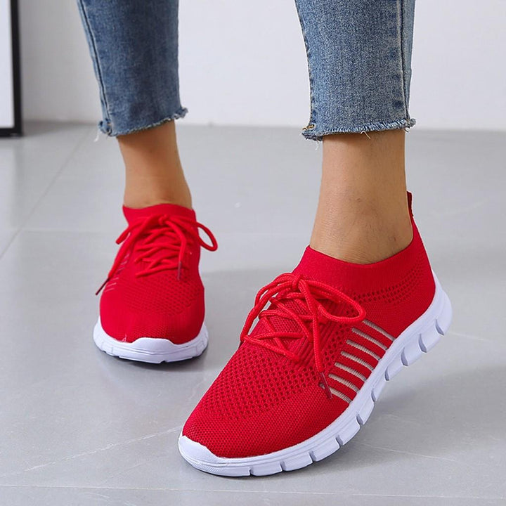 Aurelia | Sportliche orthopädische Freizeitsneaker aus Flyknit für Damen