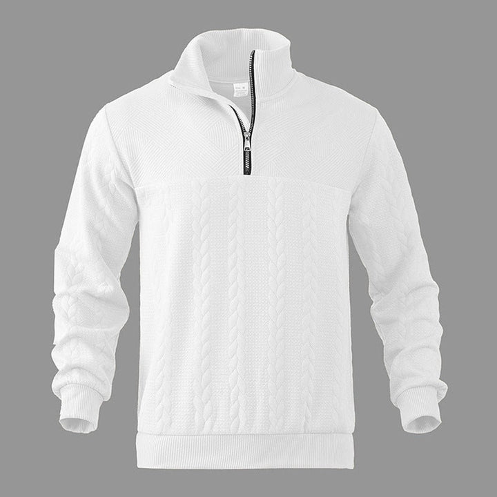 Andras | Knit Sweater – Classic Quarter-Zip Style for Men
