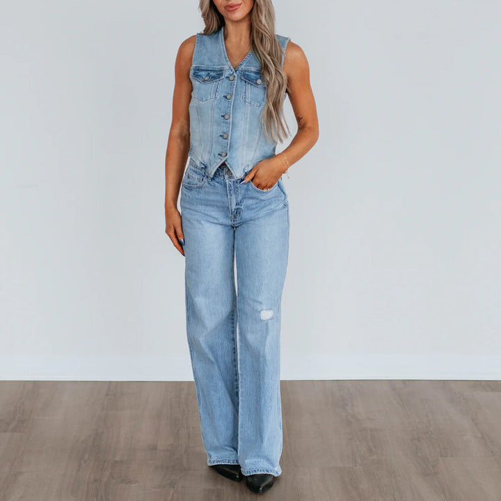 Marielle | Tailored Denim Vest