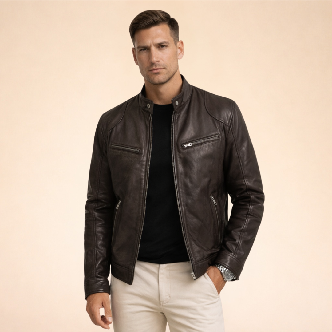 Benjamin | Versatile Men’s Leather Jacket