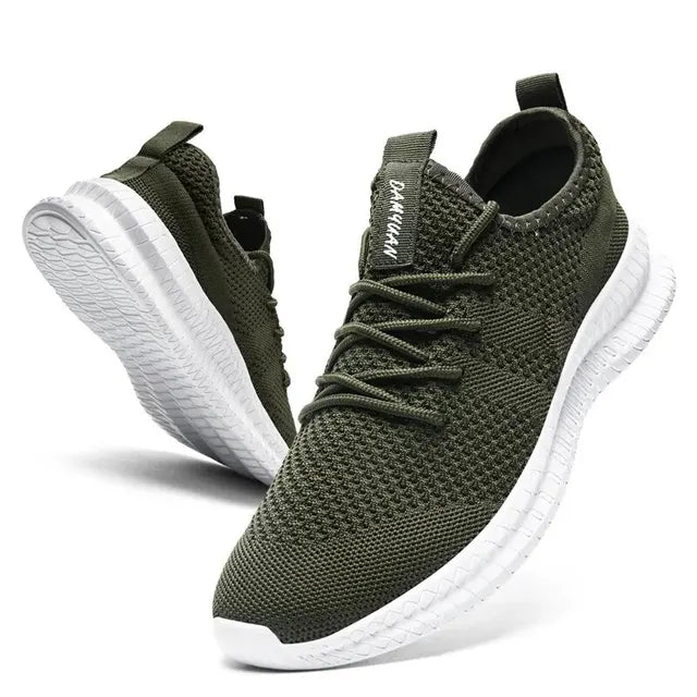 Revelin | Men's Elegant Ergonomic Black Orthopedic Sneakers