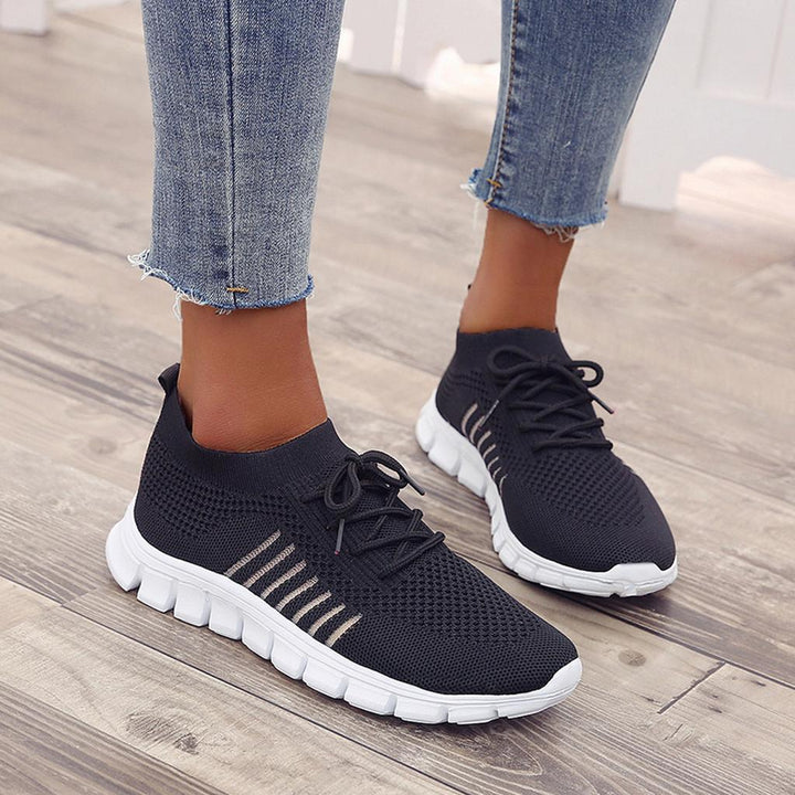 Aurelia | Sportliche orthopädische Freizeitsneaker aus Flyknit für Damen