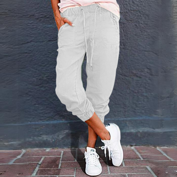 Calista | Casual Drawstring Cargo Pants