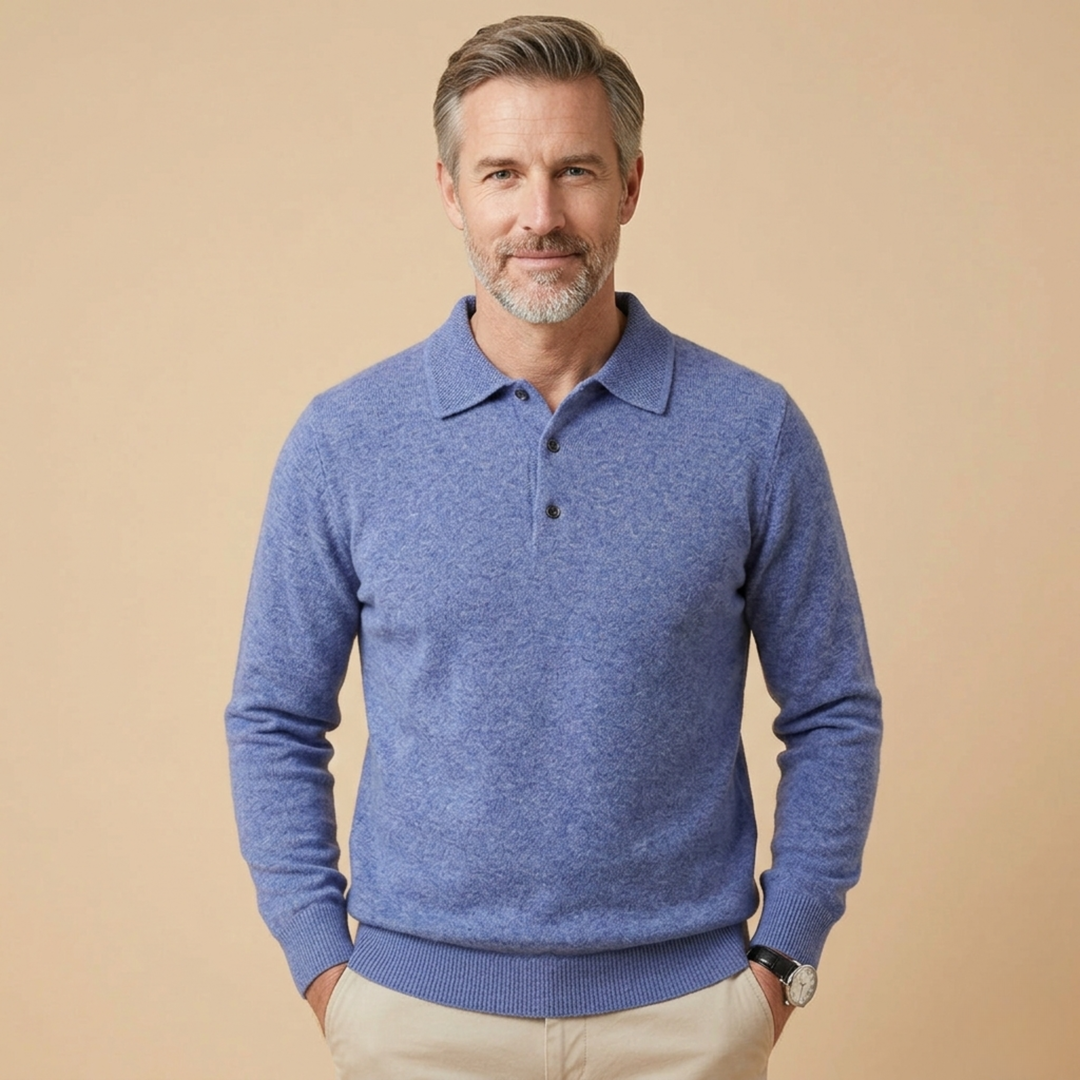 Hayden | Elegant & Stylish Long Sleeve Polo Shirt