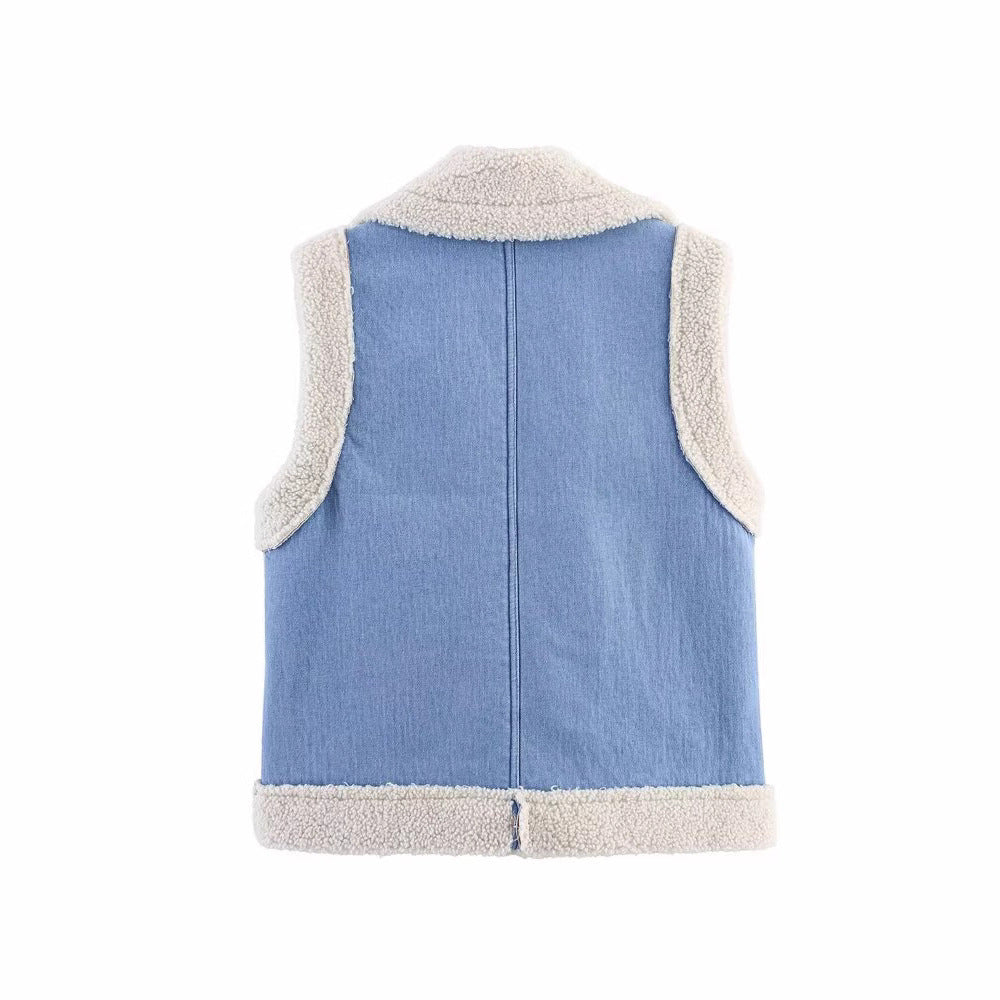 Genevieve | Vintage-Denim-Weste für Damen