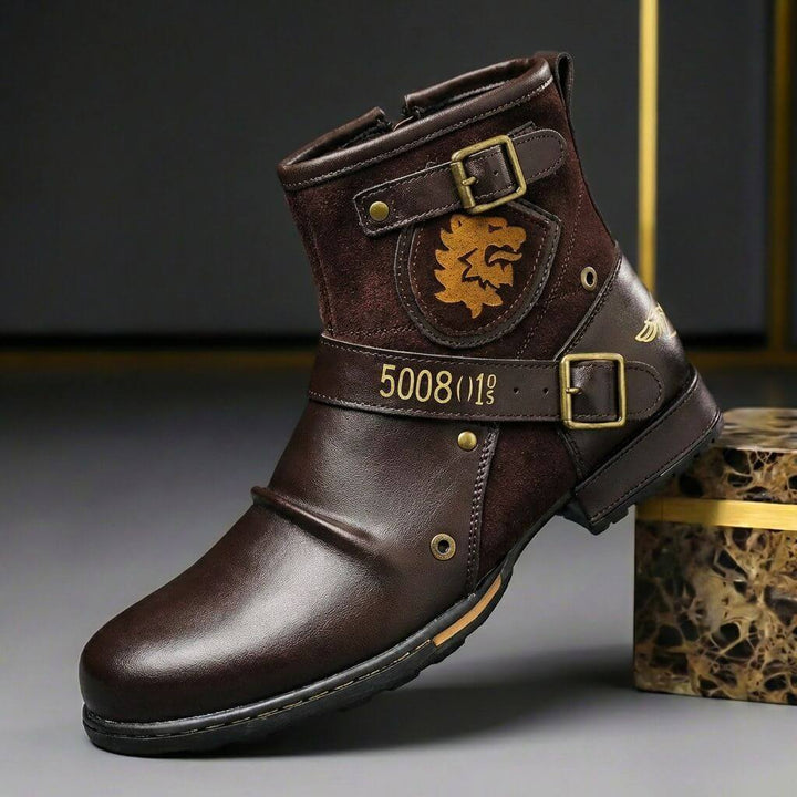 Grayson | Stivali in pelle stile vintage