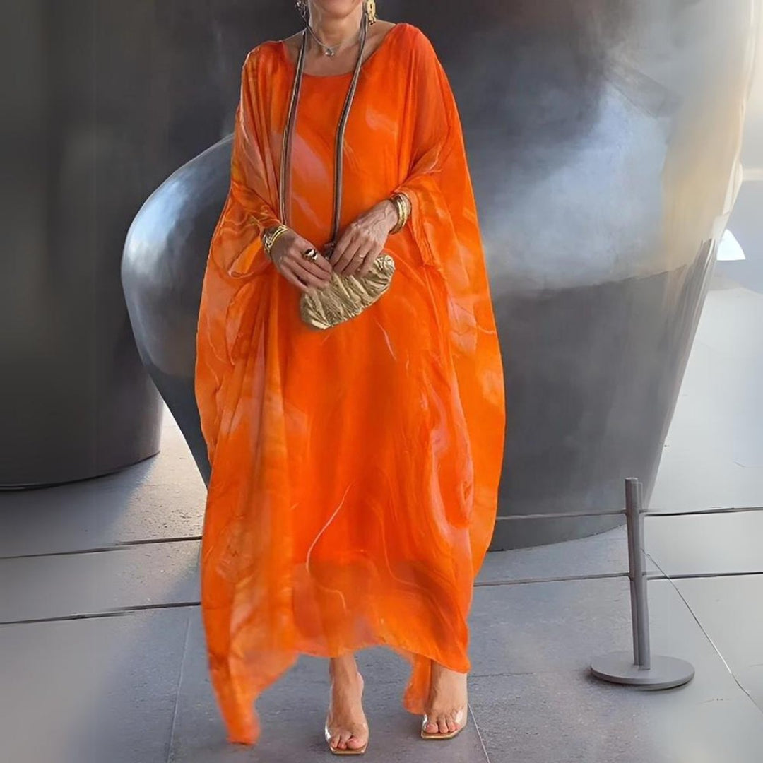 Sorelle | Women's Long Sleeve Flowing Maxi Evening Dress