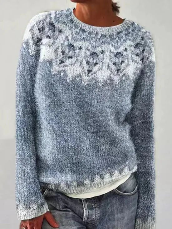Sienna | Retro Striped Knit Sweater