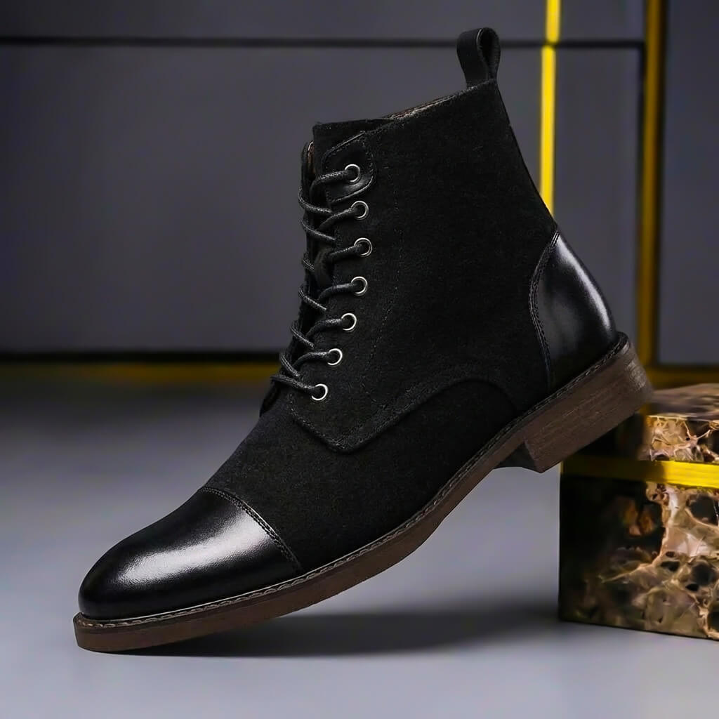 Carter | Stivali in pelle e lana per l'inverno