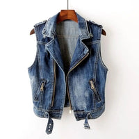 Ravelle | Asymmetrische Destroyed-Jeansweste
